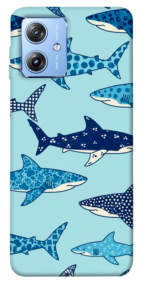 Чохол Shark pattern для Motorola Moto G84