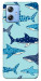 Чохол Shark pattern для Motorola Moto G84