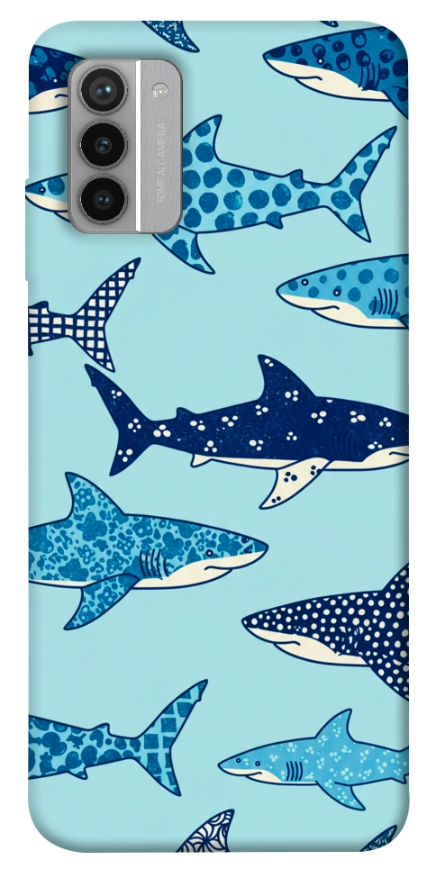 Чехол Shark pattern для Nokia G42