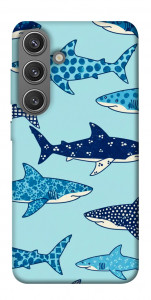 Чехол Shark pattern для Galaxy S24+