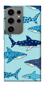 Чехол Shark pattern для Galaxy S24 Ultra