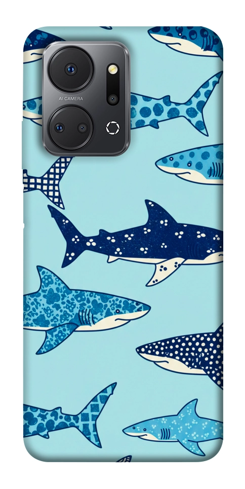 Чохол Shark pattern для Huawei Honor X7a