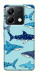 Чохол Shark pattern для Xiaomi Poco X6