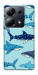 Чохол Shark pattern для Xiaomi Poco M6