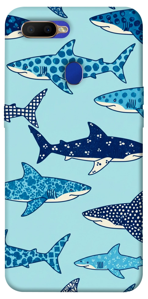 Чохол Shark pattern для Oppo A7