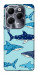 Чехол Shark pattern для Infinix Hot 40 Pro