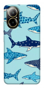 Чехол Shark pattern для Realme C67 4G