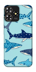Чехол Shark pattern для ZTE Blade A73 4G