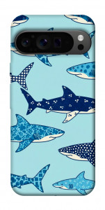 Чехол Shark pattern для Google Pixel 9 Pro