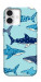 Чехол Shark pattern для iPhone 16 Plus