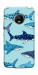 Чехол Shark pattern для Motorola Moto G5S
