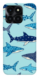 Чехол Shark pattern для Huawei Honor X6a