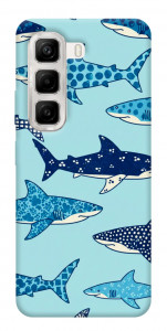 Чехол Shark pattern для Infinix Hot 50 4G