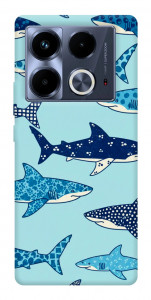 Чохол Shark pattern для Infinix Note 40 4G