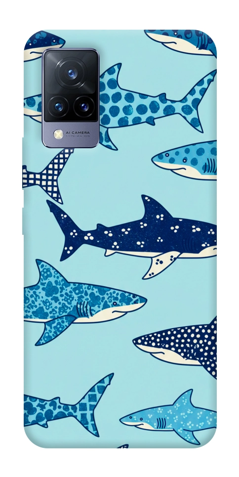 Чохол Shark pattern для Vivo V21