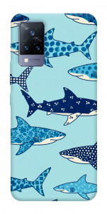 Чехол Shark pattern для Vivo V21