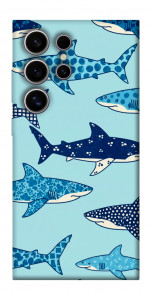 Чехол Shark pattern для Galaxy S25 Ultra