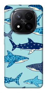 Чохол Shark pattern для Xiaomi Redmi Note 14 Pro+ 5G