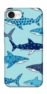 Чехол Shark pattern для iPhone 16e