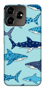 Чехол Shark pattern для ZTE Blade V50 Design 4G