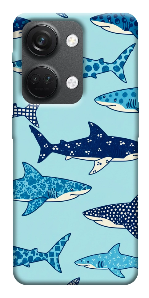 Чехол Shark pattern для OnePlus Nord 3