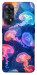 Чехол Neon jellyfishes для Oppo Reno 8 T 4G