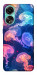 Чохол Neon jellyfishes для Oppo A78 4G