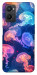 Чохол Neon jellyfishes для Oppo A36