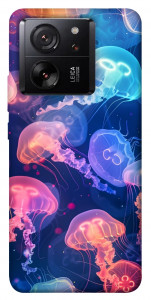 Чехол Neon jellyfishes для Xiaomi 13T Pro
