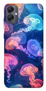 Чехол Neon jellyfishes для Galaxy A05