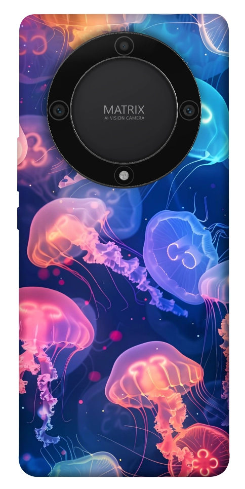 Чохол Neon jellyfishes для Huawei Magic5 Lite