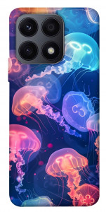 Чохол Neon jellyfishes для Huawei Honor X8a