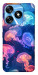 Чохол Neon jellyfishes для TECNO Spark 10