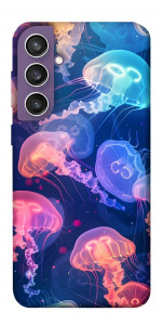 Чохол Neon jellyfishes для Galaxy S23 FE