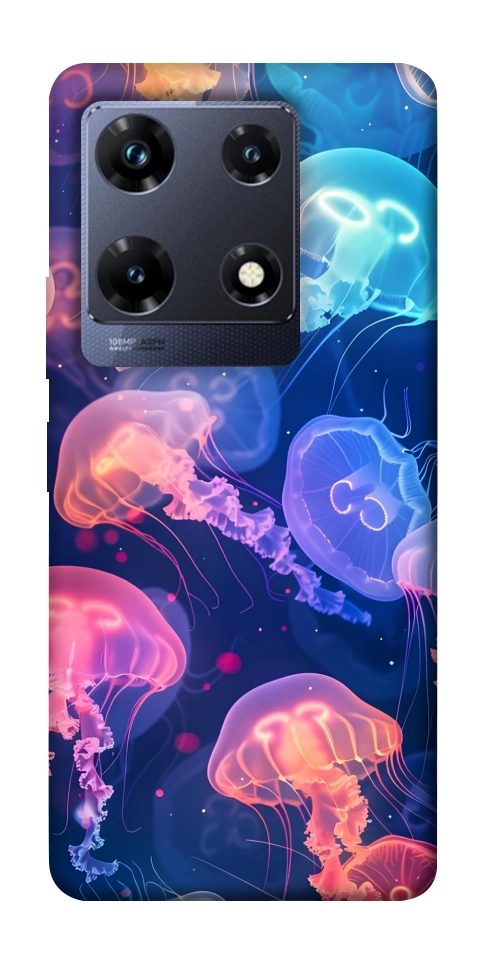 Чехол Neon jellyfishes для Infinix Note 30 Pro NFC