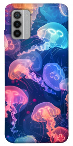 Чехол Neon jellyfishes для Nokia G42