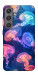 Чохол Neon jellyfishes для Galaxy S24