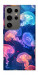 Чехол Neon jellyfishes для Galaxy S24 Ultra
