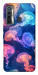 Чехол Neon jellyfishes для TECNO Camon 17