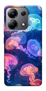 Чохол Neon jellyfishes для Xiaomi Redmi Note 13 4G