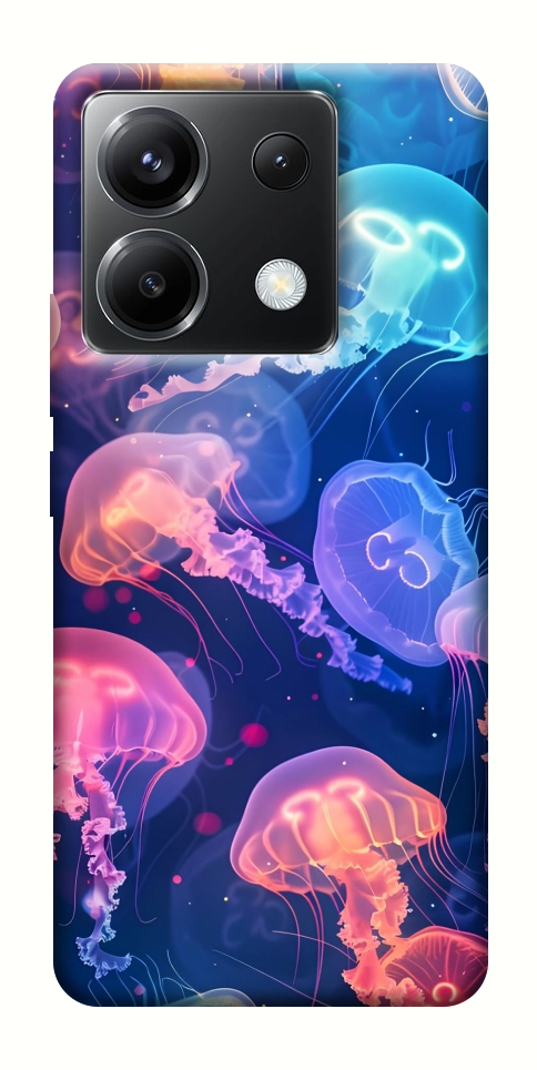 Чохол Neon jellyfishes для Xiaomi Poco X6