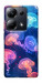 Чохол Neon jellyfishes для Xiaomi Poco M6