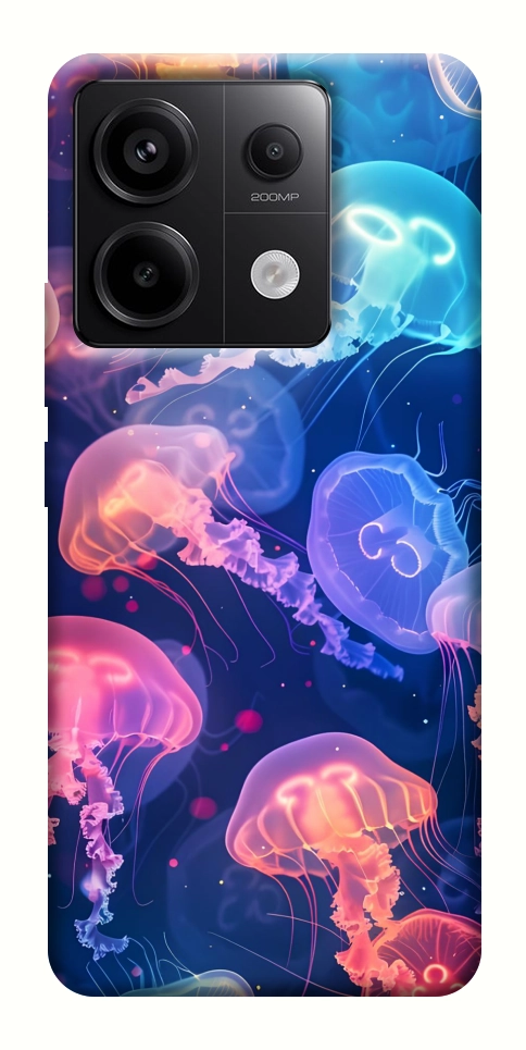 Чохол Neon jellyfishes для Xiaomi Redmi Note 13 Pro 4G