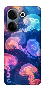 Чохол Neon jellyfishes для TECNO Camon 20 Pro (CK7n)