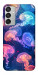 Чехол Neon jellyfishes для Galaxy M15 5G