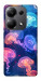 Чехол Neon jellyfishes для Xiaomi Redmi Note 13 Pro 5G