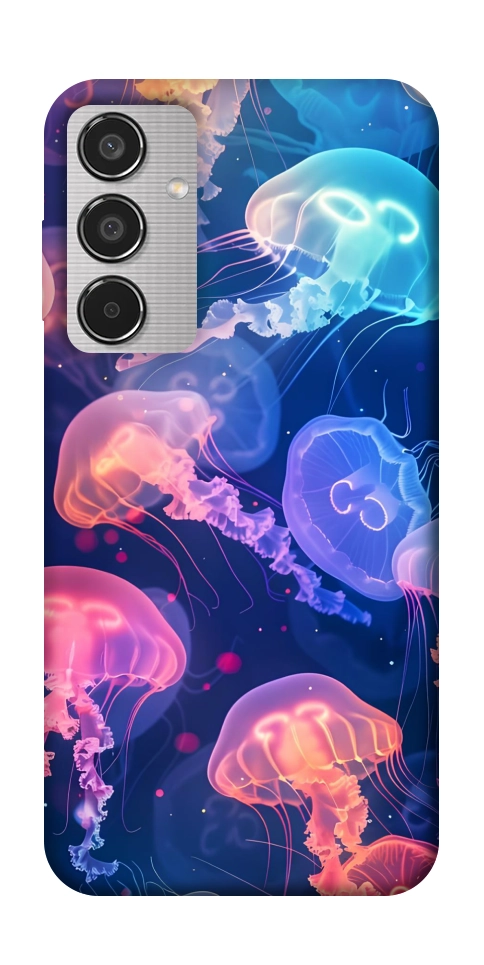 Чехол Neon jellyfishes для Galaxy M35 5G