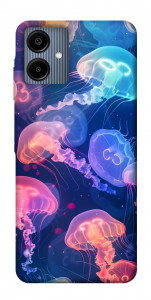 Чехол Neon jellyfishes для Galaxy A06