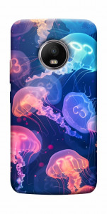 Чехол Neon jellyfishes для Motorola Moto G5S