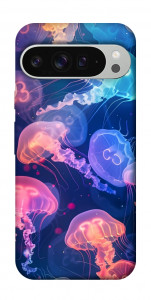 Чохол Neon jellyfishes для Google Pixel 9 Pro XL